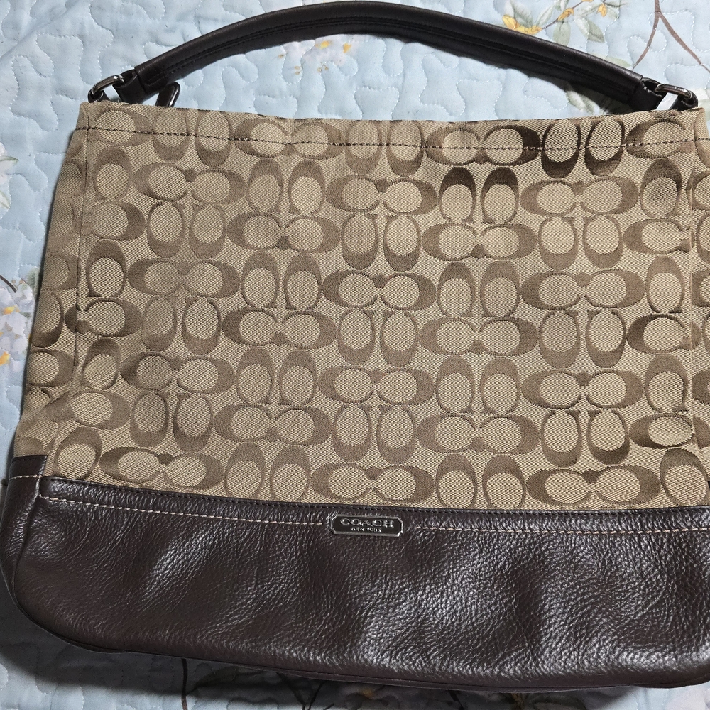 Coach Brown and Tan Women's Bag